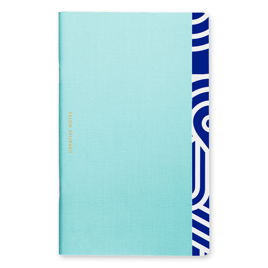 NOTEBOOK CREATIVE NOTES GRECO (Blue, Ruled)