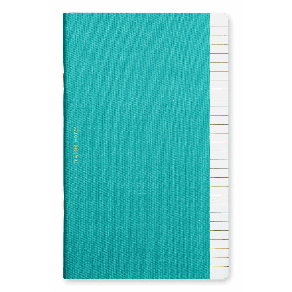 NOTEBOOK CLASSIC NOTES Nº 3 (Turquoise, Ruled)