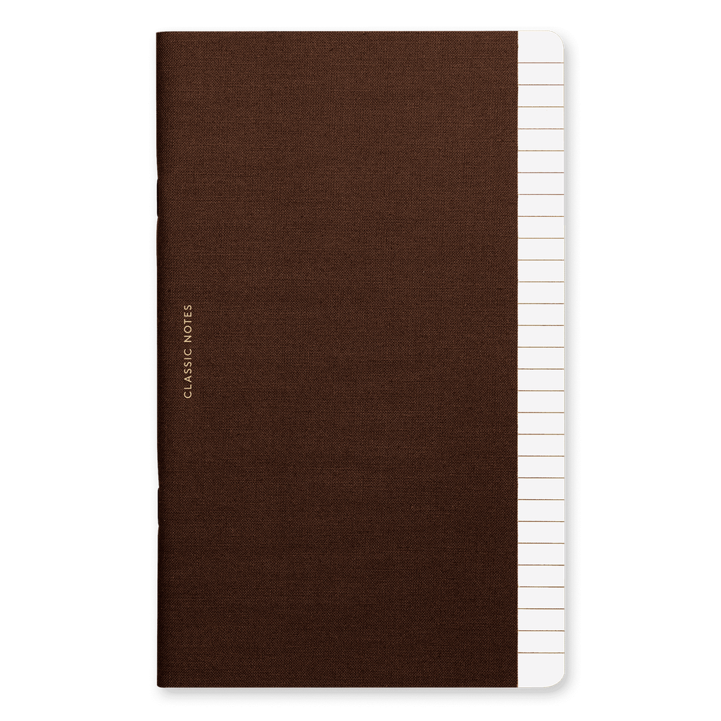 NOTEBOOK CLASSIC NOTES Nº 4 (Brown, Ruled)