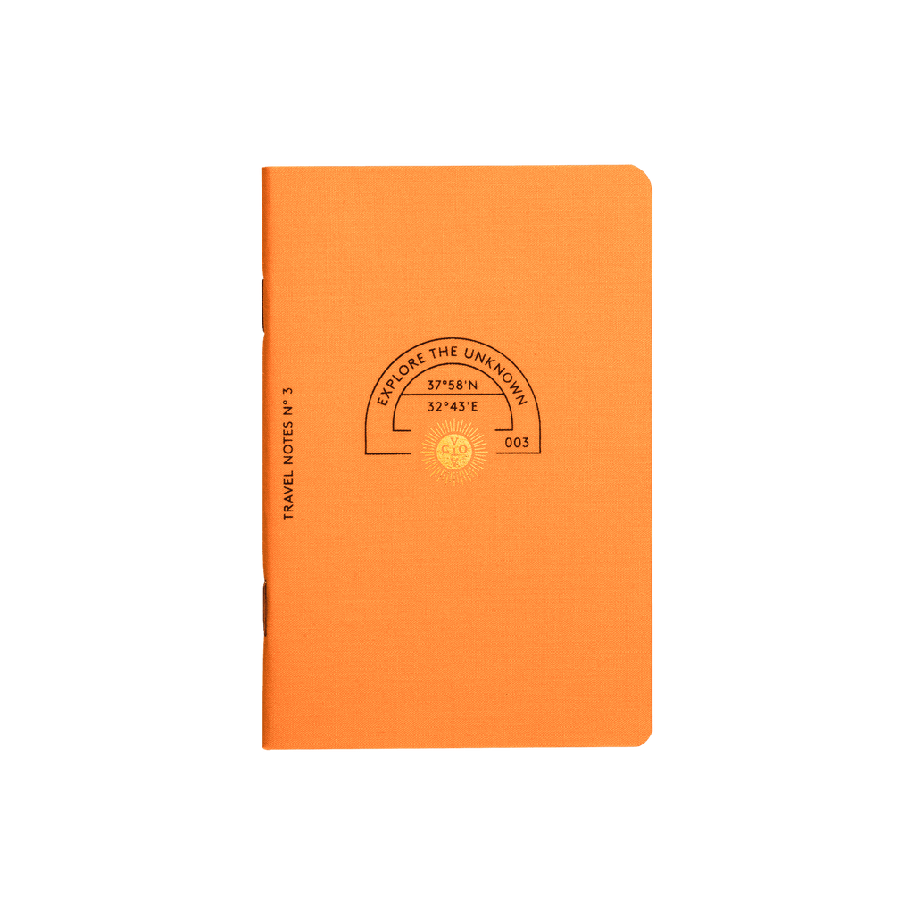 PASSPORT TRAVEL NOTES Nº 3 (Orange, Dot grid)