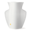 PAPER VASE CYANO (Perforated, White)