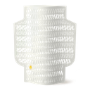 PAPER VASE CORAL (Perforated, White)