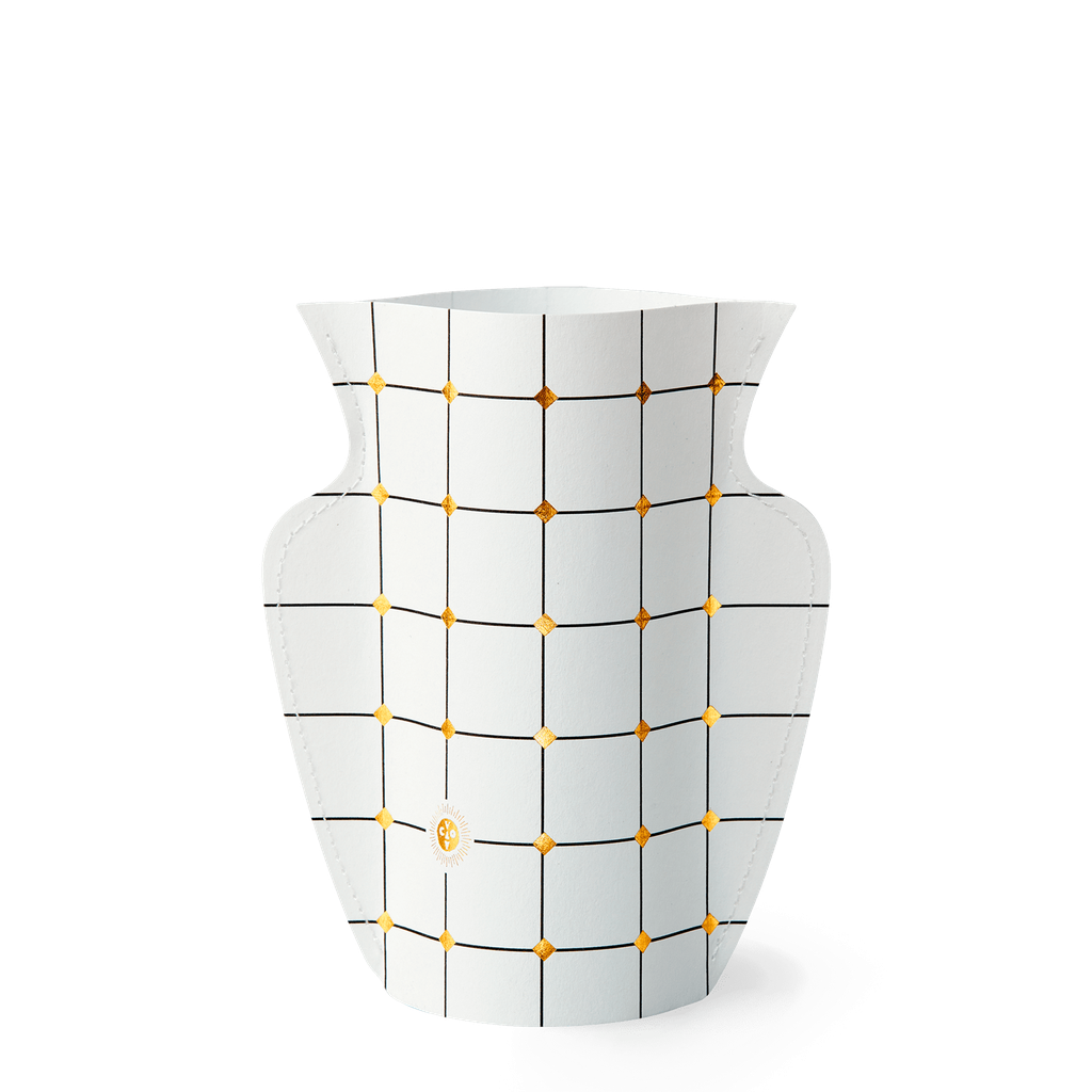MINI PAPER VASE LIDO (WHITE)