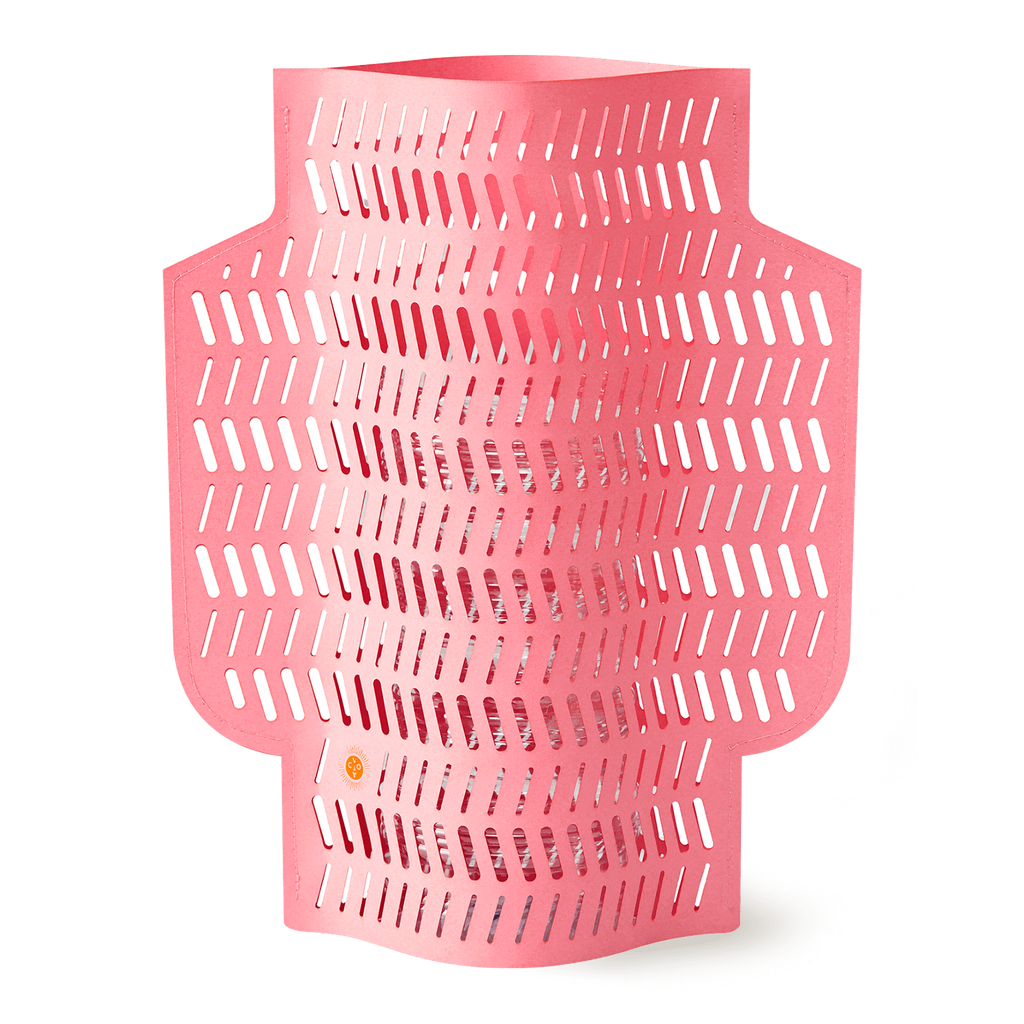 PAPER VASE AUREA (Perforated, Pink)