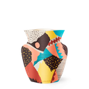 MINI PAPER VASE VESUVIO (Pink / Blue)