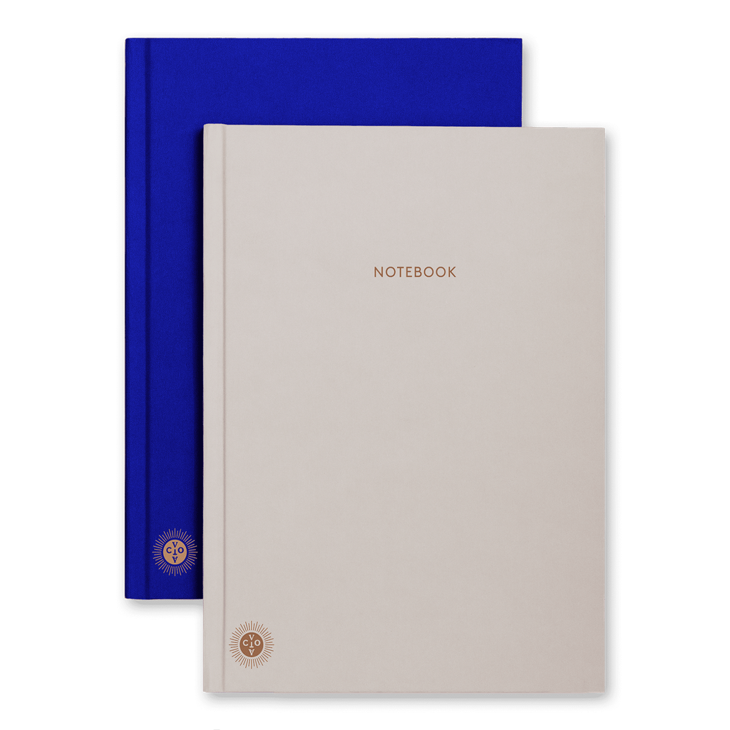 NOTEBOOK PLANNER (Grey / Blue)