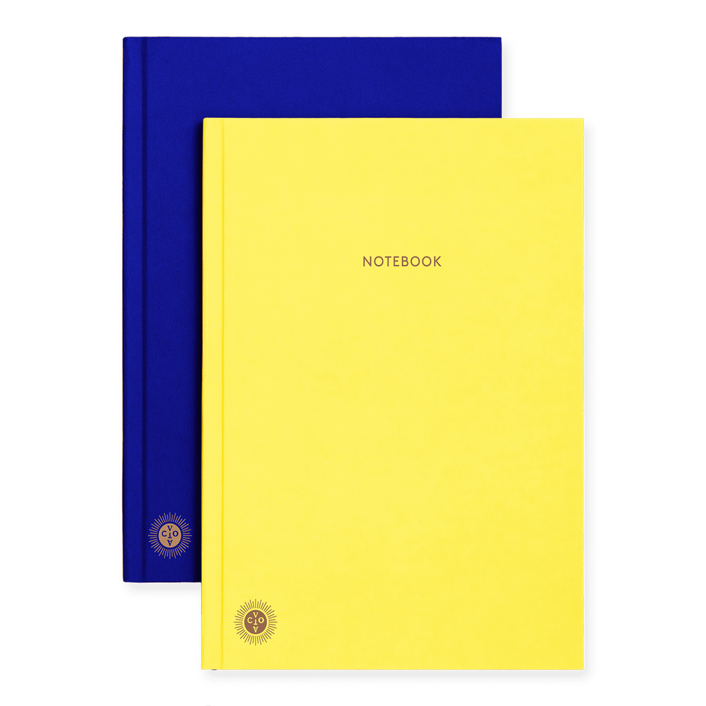 NOTEBOOK PLANNER (Yellow / Blue)
