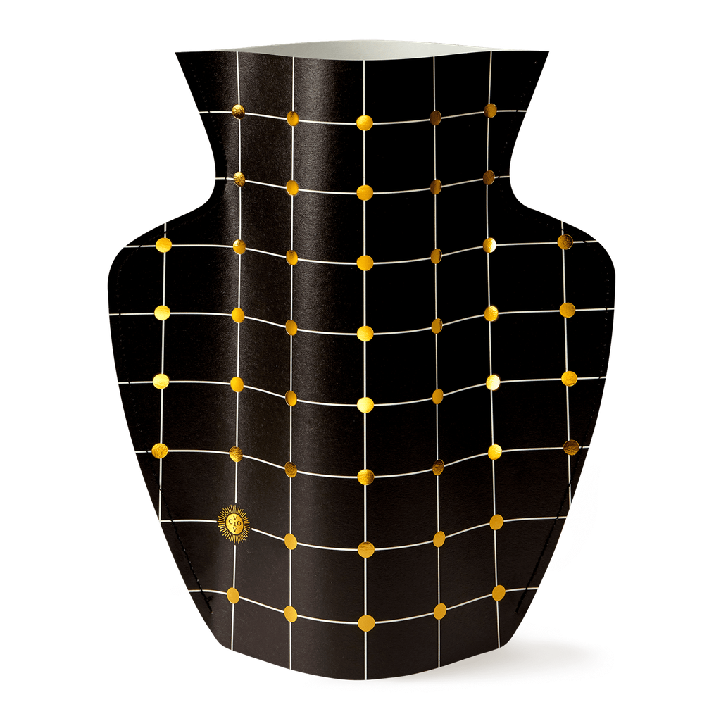 PAPER VASE LIDO (BLACK)