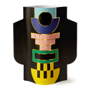 PAPER VASE TEMPLO (BLACK)