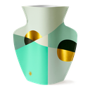 PAPER VASE SIENA (MINT)