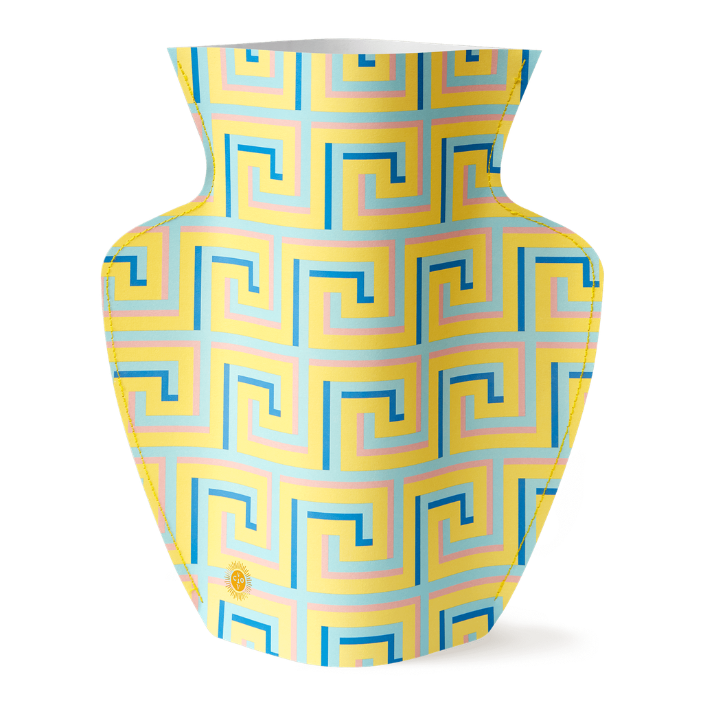 PAPER VASE ICARUS (YELLOW)