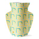 PAPER VASE ICARUS (YELLOW)