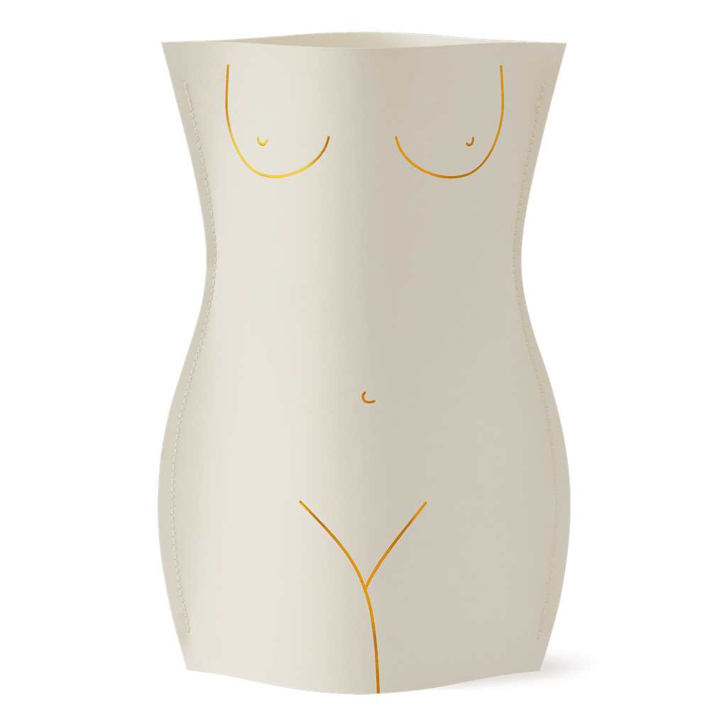 PAPER VASE VENUS (IVORY)