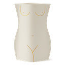 PAPER VASE VENUS (IVORY)