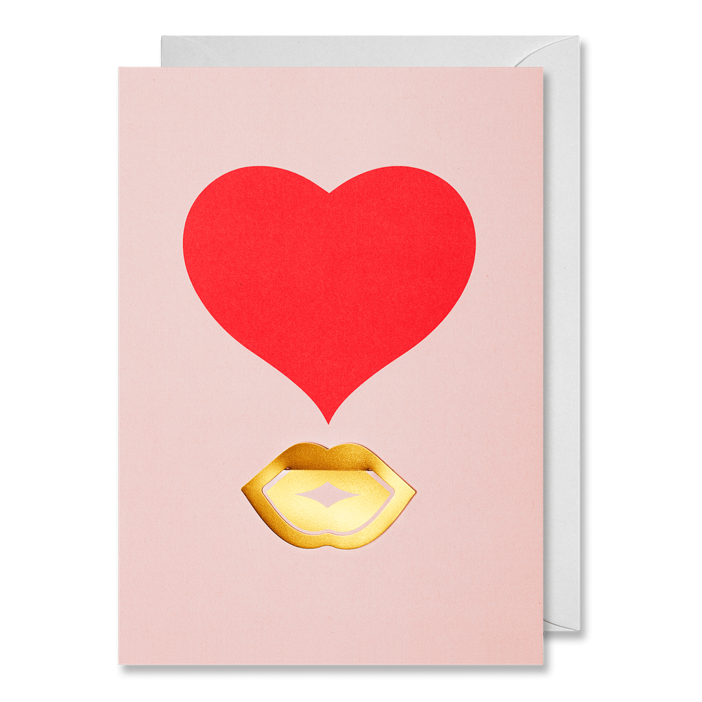 GREETING CARD KISS