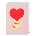GREETING CARD KISS