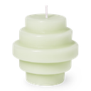 CANDLE SCULPTURE TEMPLO (ASH GREEN)