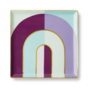 CERAMIC TRAY RIVIERA (ARCH) PURPLE
