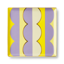 CERAMIC TRAY RIVIERA (WAVE) PURPLE