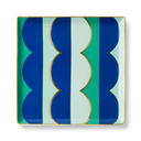 CERAMIC TRAY RIVIERA (WAVE) BLUE