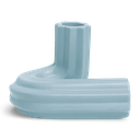 CANDLE HOLDER TEMPLO (Light blue)