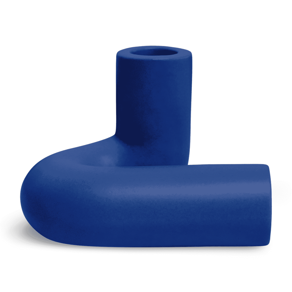 CANDLE HOLDER TEMPLO (Dark blue)