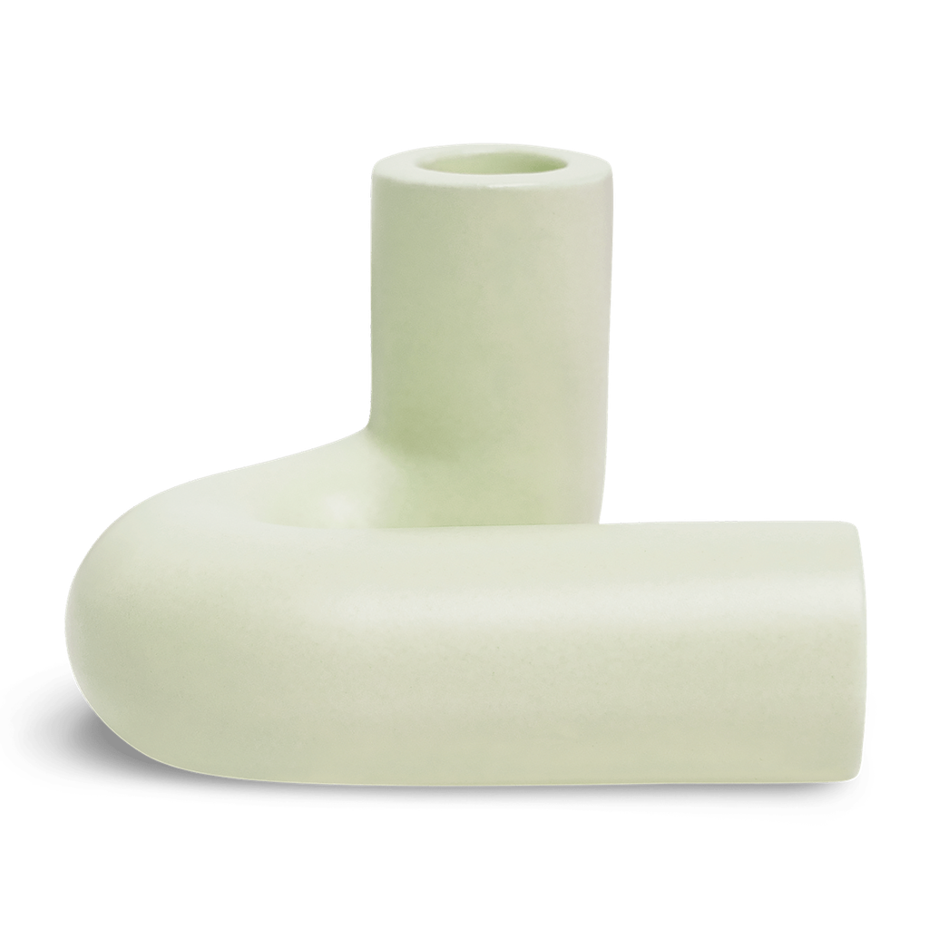 CANDLE HOLDER TEMPLO (Light Mint)