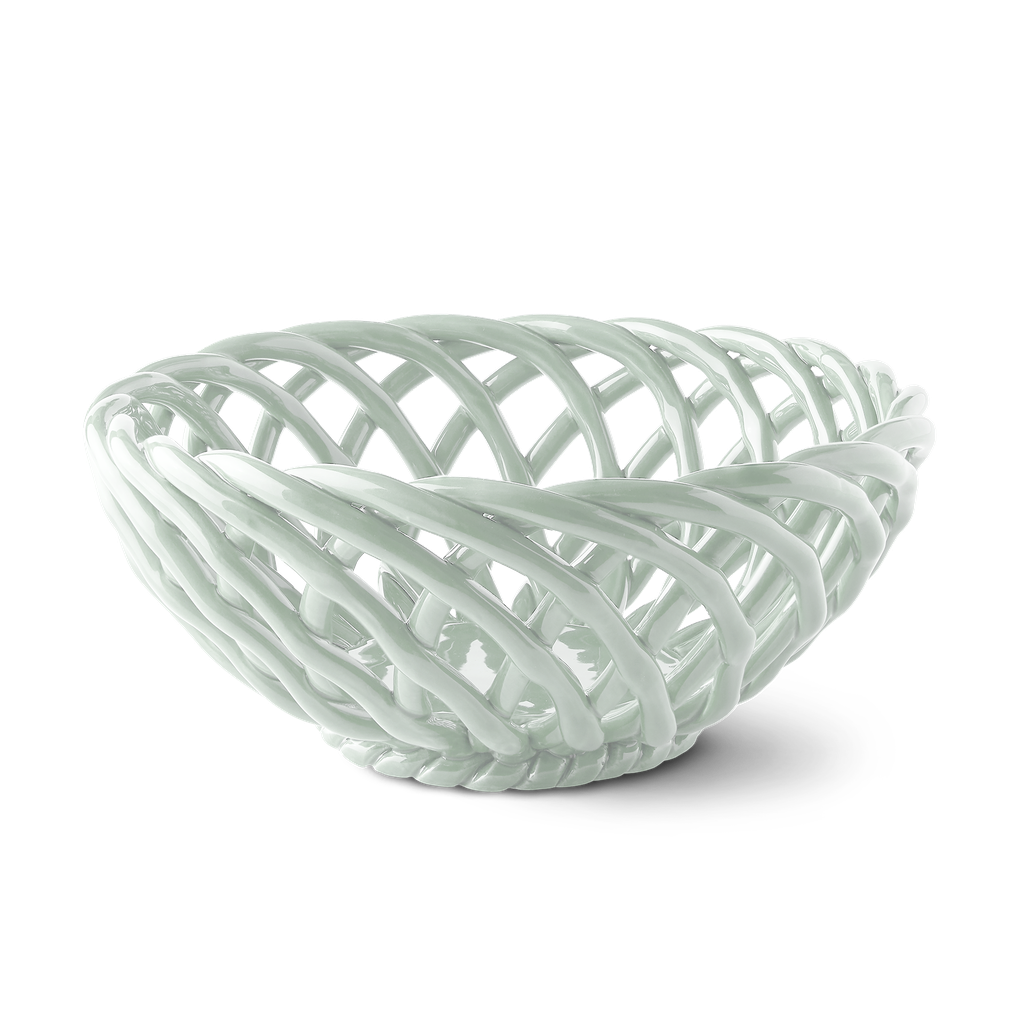 BASKET SICILIA LARGE - LIGHT MINT