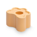 CANDLE HOLDER FLORA SMALL (TANGERINE)