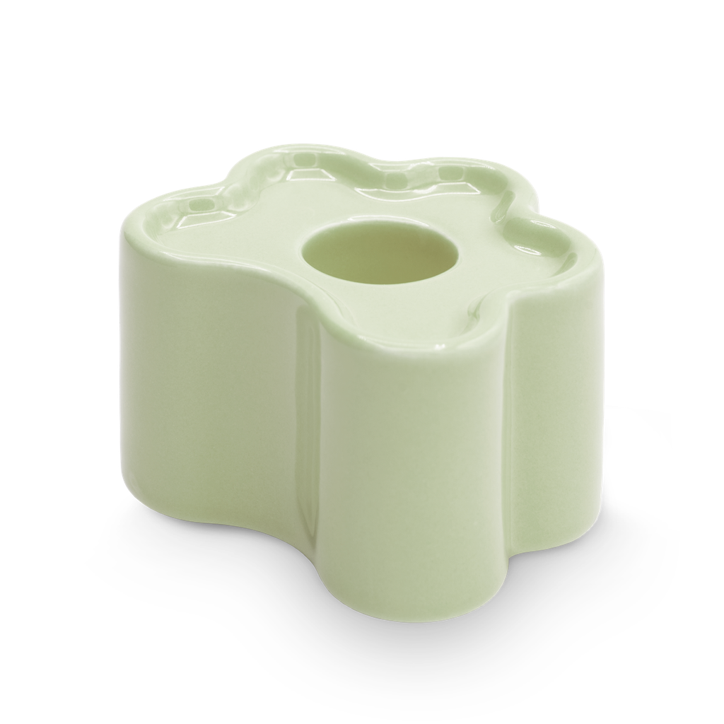 CANDLE HOLDER FLORA SMALL (MINT)