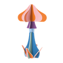 MUSHROOM PAPER SCULPTURE 3