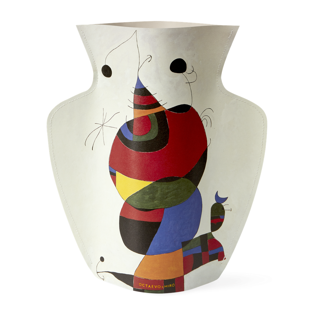 PAPER VASE MIRO (FEMME, OISEAU, ÉTOLIE)