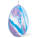 OLIMPO MARBLE CANDLE BLUE / LILAC