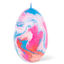 OLIMPO MARBLE CANDLE BLUE / RED