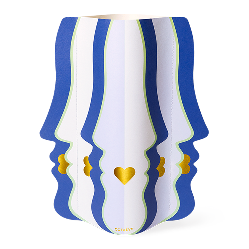 PAPER VASE "BESO"