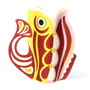 PAPER VASE FISH RUBY