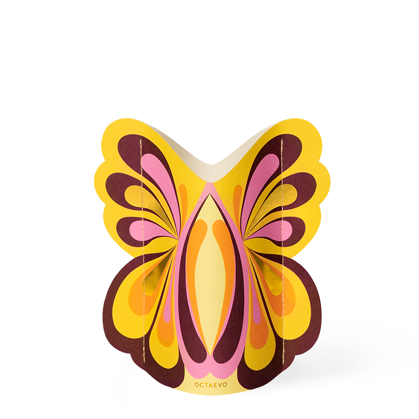 MINI PAPER VASE BUTTERFLY