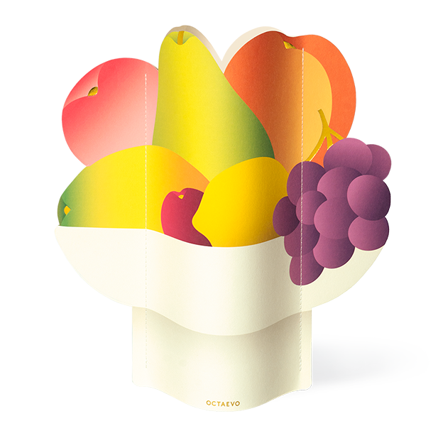 PAPER VASE FRUIT BOWL