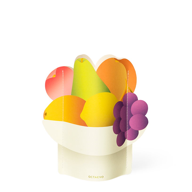 MINI PAPER VASE FRUIT BOWL