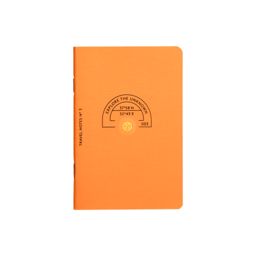 [OPTN3-15] PASSPORT TRAVEL NOTES Nº 3 (Orange, Dot grid)