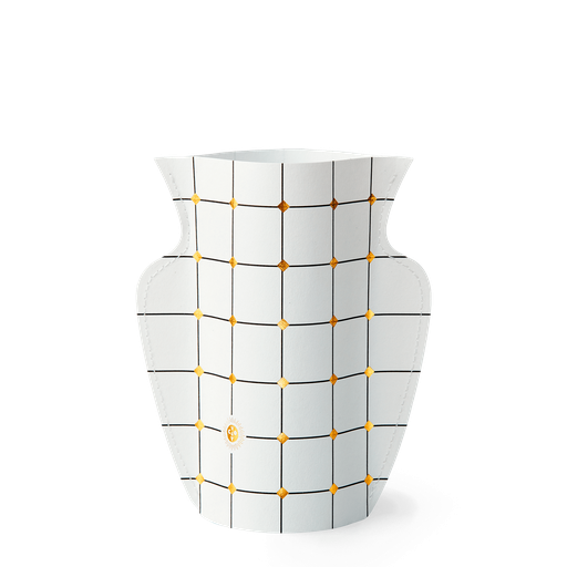 [OMPVLI-16] MINI PAPER VASE LIDO (WHITE)