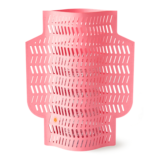 [OPVAU-16] PAPER VASE AUREA (Perforated, Pink)