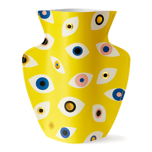 [OPVNAY-18] PAPER VASE NAZAR (YELLOW)
