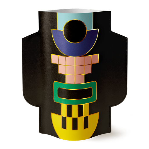 [OPVEMN-18] PAPER VASE TEMPLO (BLACK)
