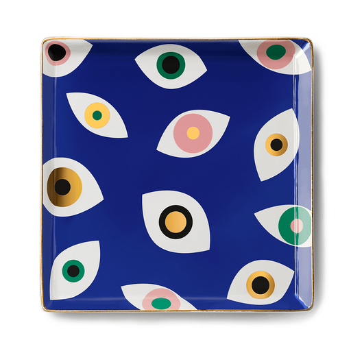 [OCTNAB-18] CERAMIC TRAY NAZAR (Blue)