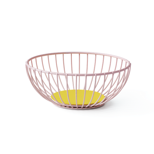 [OIBPI-19] BASKET IRIS SMALL (PINK/YELLOW)