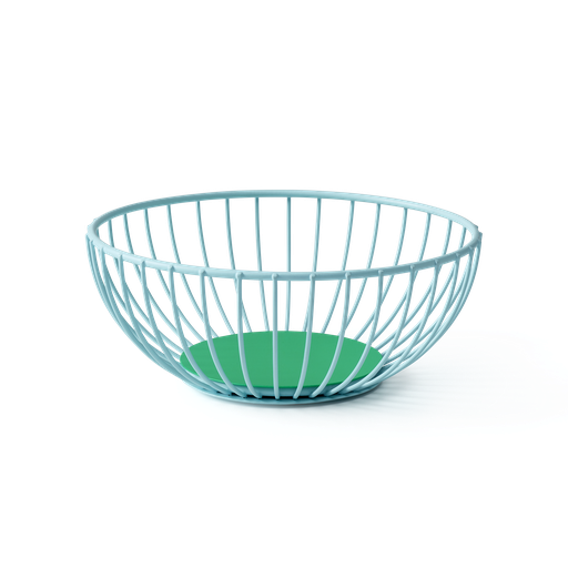[OIBLB-19] BASKET IRIS SMALL (LIGHT BLUE/GREEN)