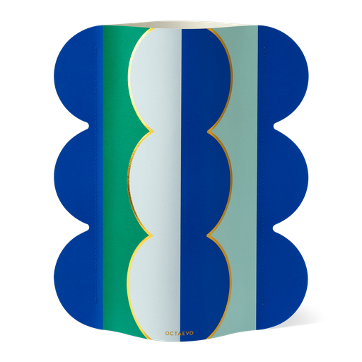 [OPVRW-20] PAPER VASE RIVIERA WAVE