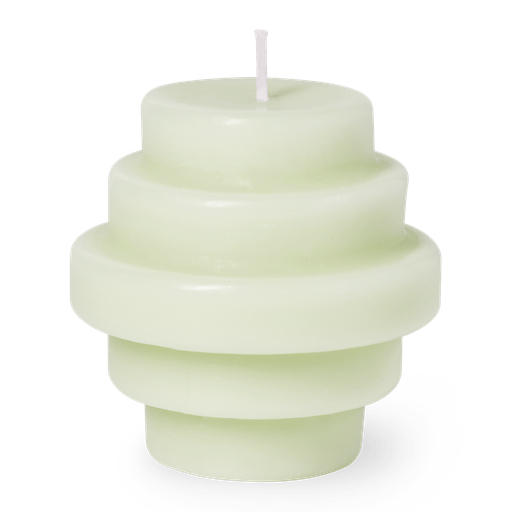 [OTC4-20] CANDLE SCULPTURE TEMPLO (ASH GREEN)