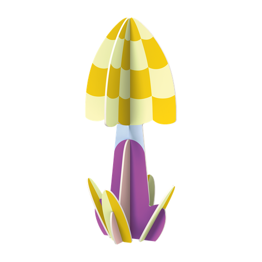 [OMPS1-22] MUSHROOM PAPER SCULPTURE 1